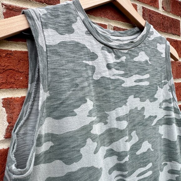 Universal Thread Maxi Dress Small Green Camo Print Sleeveless - Picture 2 of 9